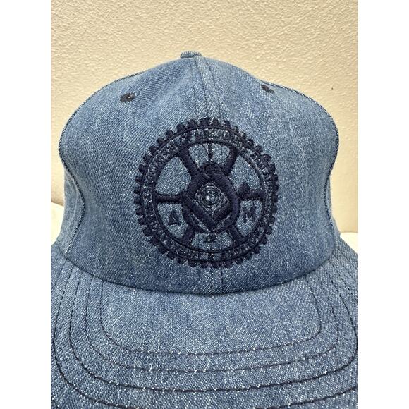 Local Union 1937 Baseball Hat Denim Logo Mechanics and Aerospace UnionWorker VTG - Picture 2 of 8